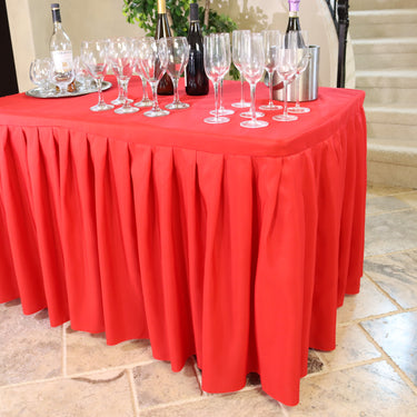 4 ft. Fitted Table Skirt  (7 Colors)