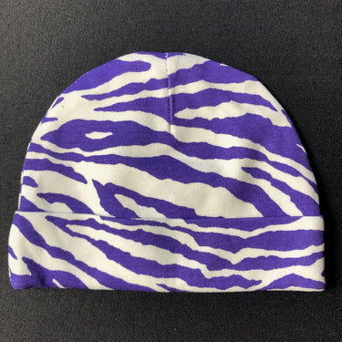 Baby Cap Purple Zebra