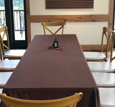 60 X 102 in. Rectangular Polyester Tablecloth (19 colors)