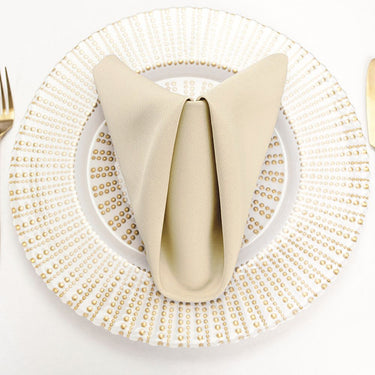 20 in. Polyester Napkins (1 Dozen) - 20 Colors