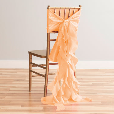 Curly Willow Taffeta Chair Sash (9 Colors)