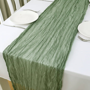 35 x 120 in. Gauze Cheesecloth Table Runner (16 Colors)