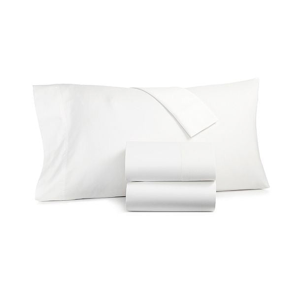 Hotel Selection 500 Thread Count Cotton White Standard Pillowcases 2/pack