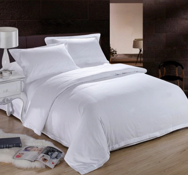 Hotel Selection 500 Thread Count Cotton White Duvet Cover -King Size