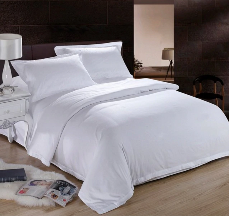 Hotel Selection 500 Thread Count White Duvet Cover -King Size