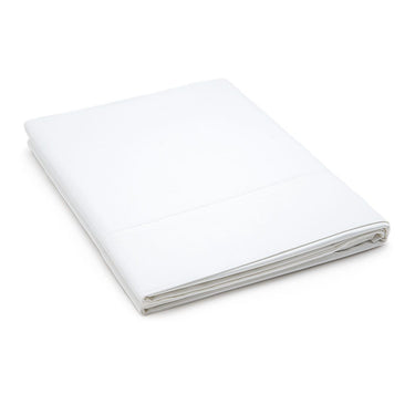 Hotel Selection 500 Thread Count Cotton White Flat Sheet -Full Size