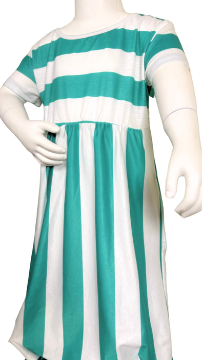 Kid Stripped Dress (4 Colors)