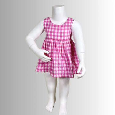 Baby Pink Plaid Dress - 3-4 years Baby Pink Plaid Dress - 3-4 years