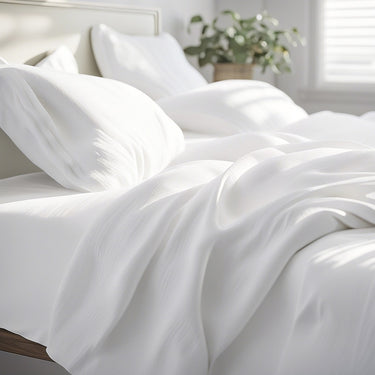 Hotel Selection 500 Thread Count Cotton White Duvet Cover -Full/Queen Size