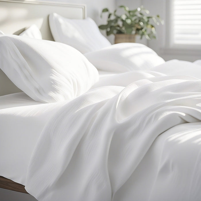 Hotel Selection 500 Thread Count White Duvet Cover -King Size