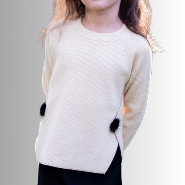 Kid's Pom-Pom Sweater