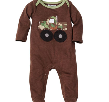 Camo Truck One Piece 9-12 Months