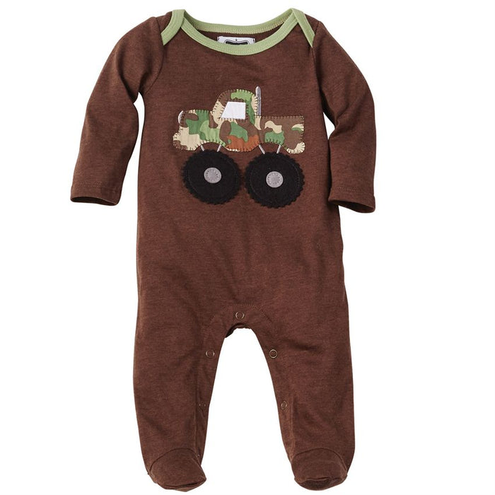 Camo Truck One Piece 9-12 Months