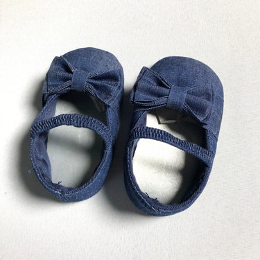 Denim Ballet Baby Shoes