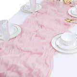 35 x 120 in. Gauze Cheesecloth Table Runner (16 Colors)