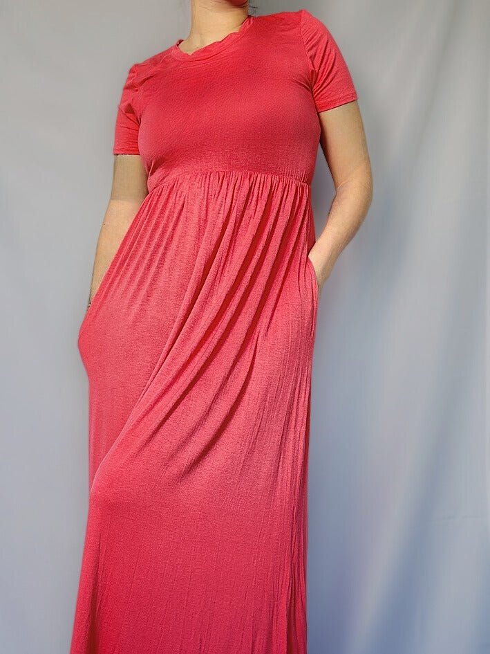 Woman Solid Color Dress (5 Colors)