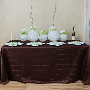 90 X 132 in. Rectangular Pintuck Tablecloth (3 Colors)