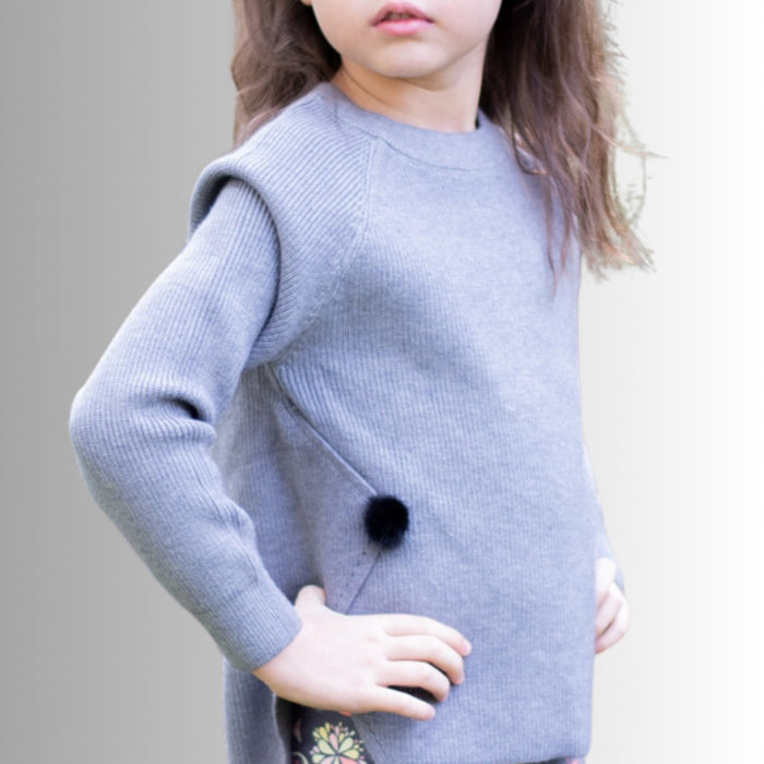 Kid's Pom-Pom Sweater