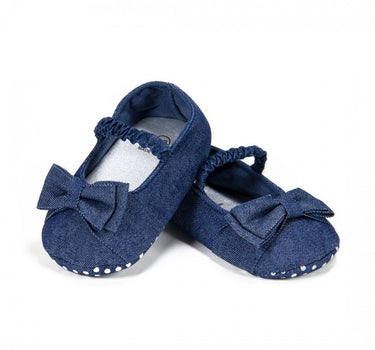 Denim Ballet Baby Shoes