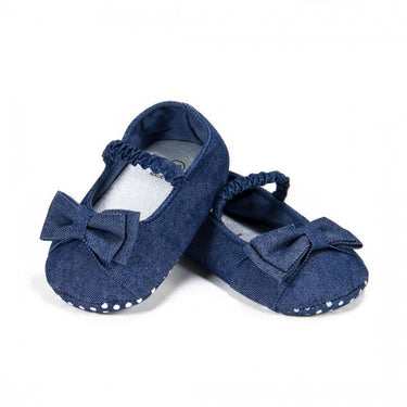 Denim Ballet Baby Shoes