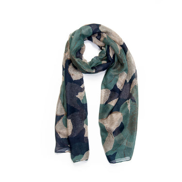 Magnolia Ensemble Scarf Aqua/Blue