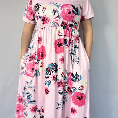 Woman Floral Dress (6 Colors)