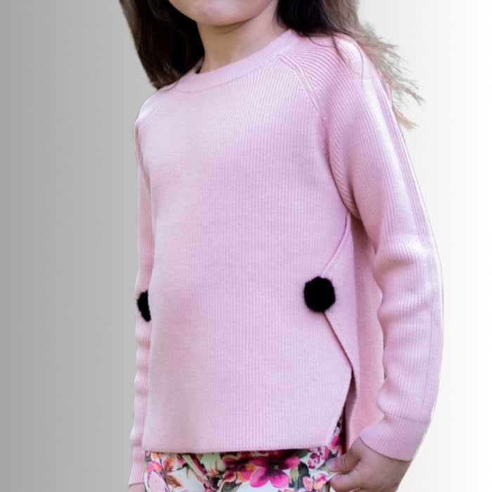 Kid's Pom-Pom Sweater