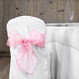 Organza Sash 10 Pack - Strawberry Ice