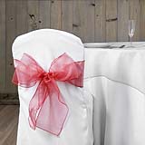 Organza Sash 10 Pack - Marsala
