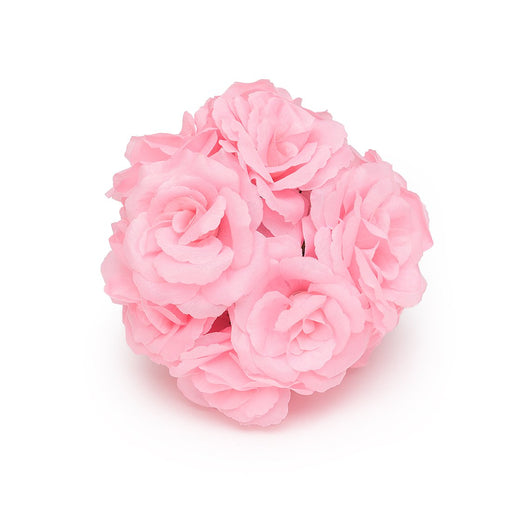 6 in. Light Pink Silk Flower Ball