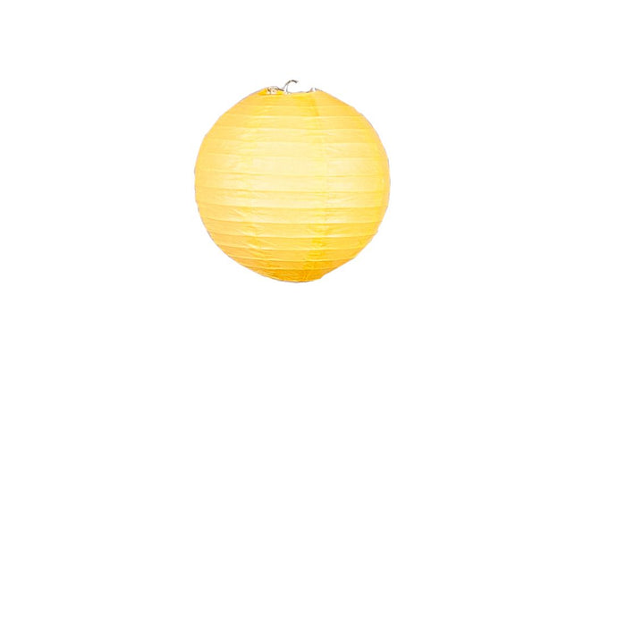 8 in. Pastel Yellow Paper Lantern