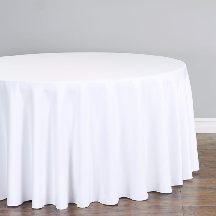 108 in. Round Polyester Tablecloth (30 Colors)