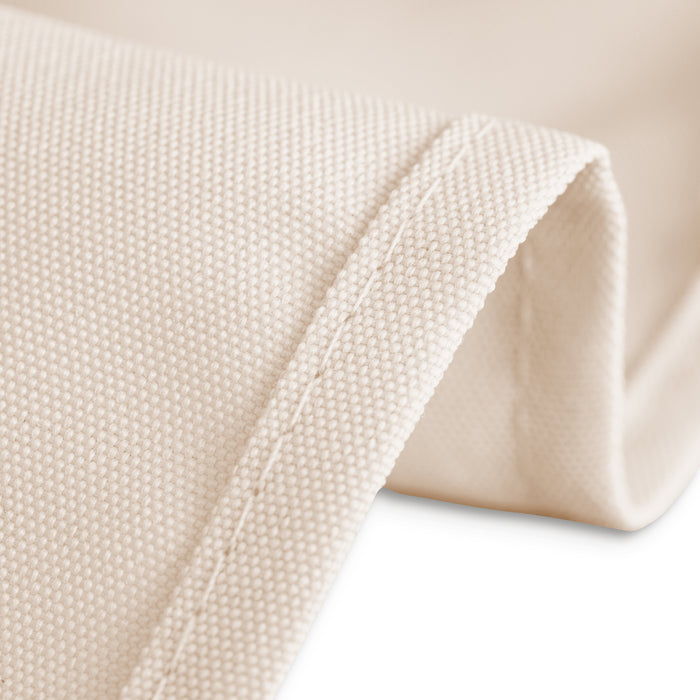 Bargain 108 In. Round Polyester Tablecloth Beige