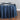 118 in. Round Satin Tablecloth Navy Blue