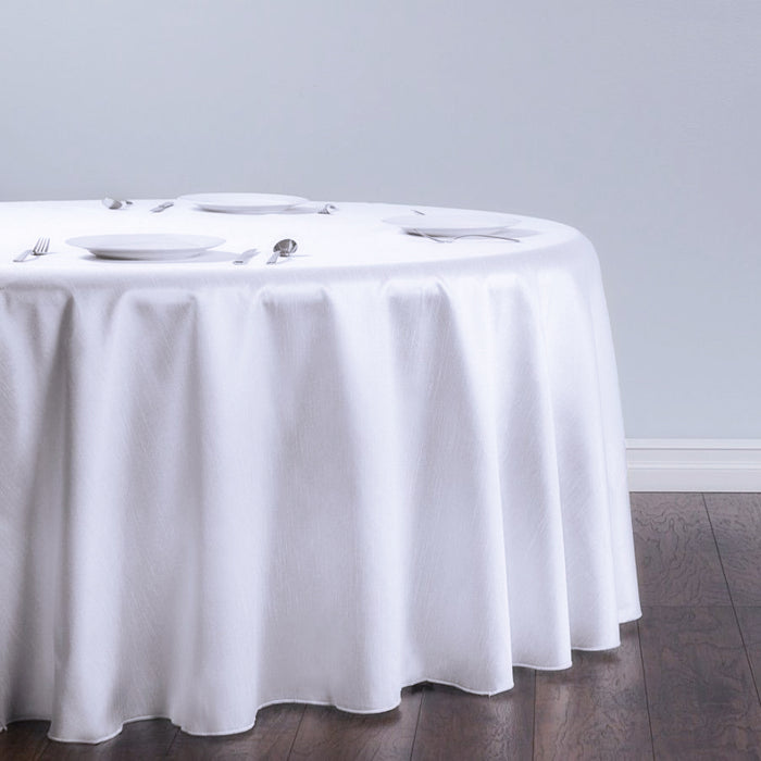118 in. Round Shantung Silk Tablecloth (12 Colors)