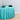 120 in. Round Sequin Tablecloth Turquoise