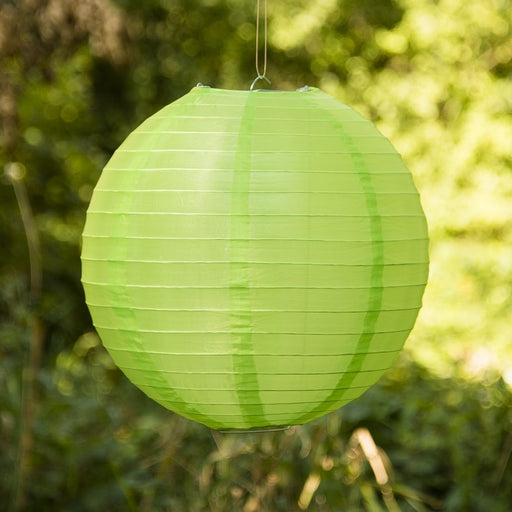 12 in. Tea Green Nylon Lantern