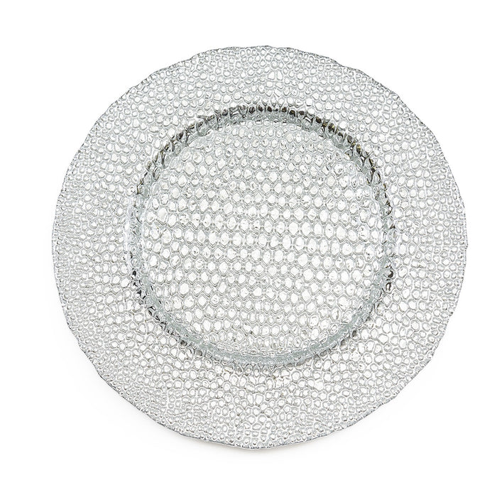 Alligator Glass Charger Plate 4/Pack (2 Colors)