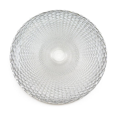 Kaleidoscope Glass Charger Plate 4/Pack (2 Colors)