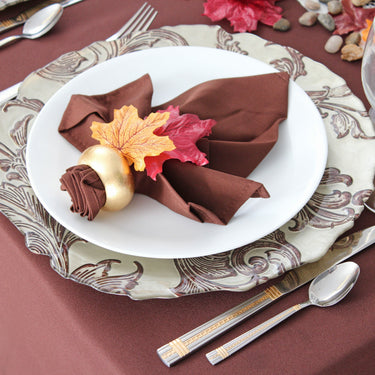 Vanessa Glass Charger Plate 4/Pack (4 Colors)