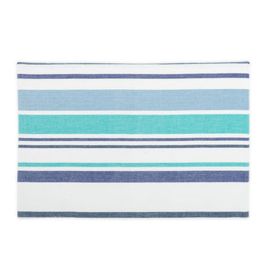 Blue Barcode-Striped Placemats 4/Pack