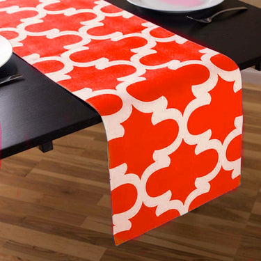 13 X 90 in. Trellis Design Cotton Table Runner (9 colors)