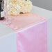 14 x 108 in. Satin Table Runner Pink