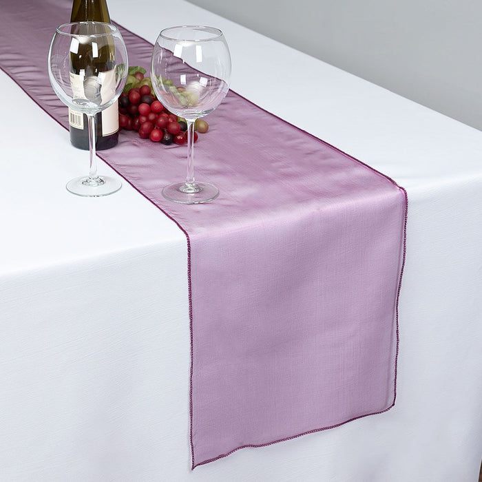 14 x 108 in. Organza Table Runner (20 Colors)