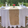 Bargain 13 x 108 in. Burlap Table Runner Natural