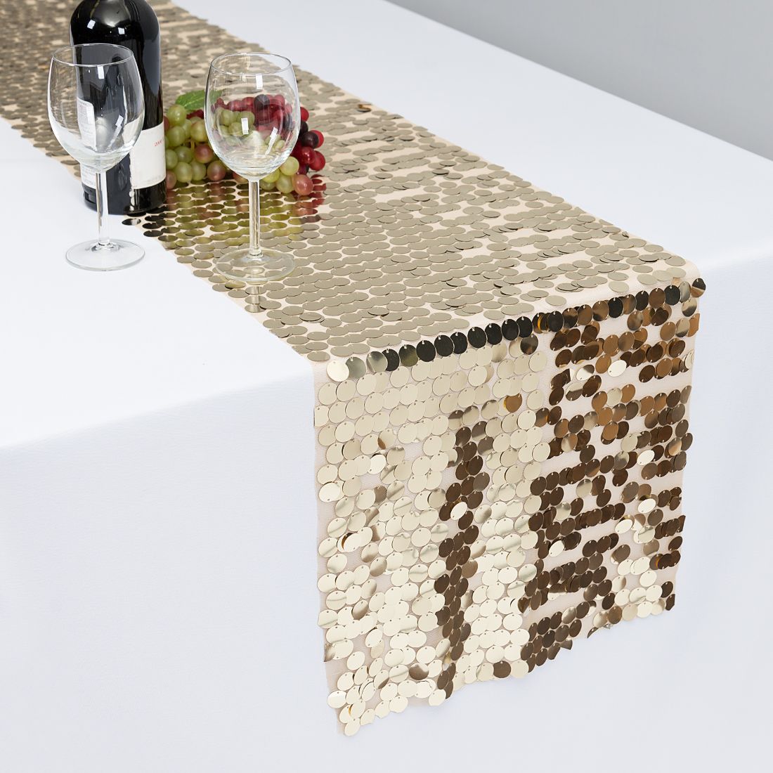 Runner Paillettes 40X140 Oro