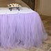 21 ft. Tulle Tutu Table Skirt Lilac