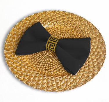 17 in. Polyester Napkins Black (1 Dozen)