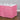 17 ft. Rosette Satin Table Skirt Pink