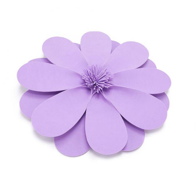 7 in. Lavender Foam Daisy Wallflower